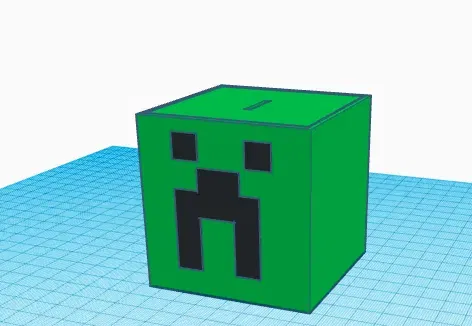 Kasse hình Creeper trong Minecraft để tiết kiệm tiền - Image 1