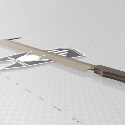 Bảo vệ Uruk Hai với trang trí tường kiếm scimitar