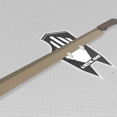 Bảo vệ Uruk Hai với trang trí tường kiếm scimitar