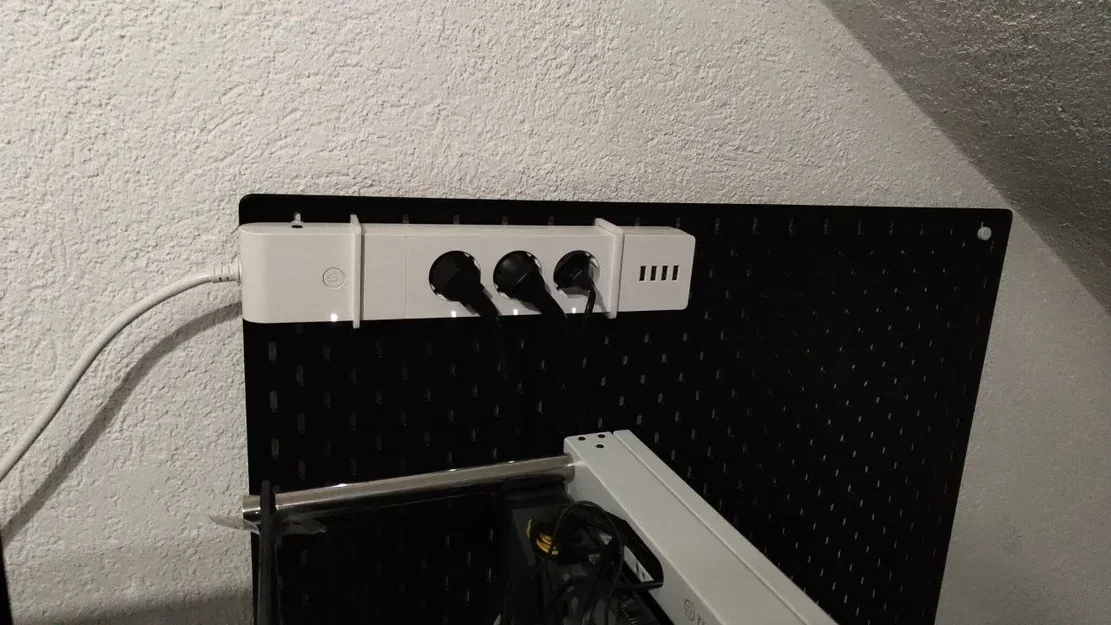 Giá đỡ ổ cắm thông minh LIDL cho hệ thống IKEA Skadis - Image 1