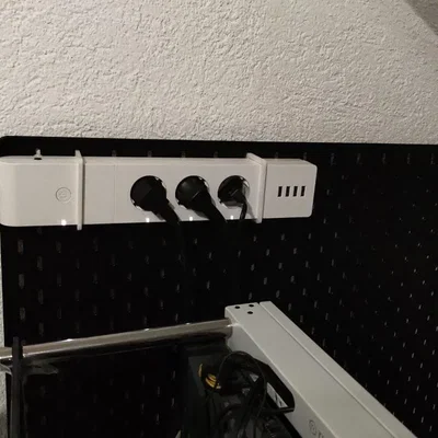 Giá đỡ ổ cắm thông minh LIDL cho hệ thống IKEA Skadis