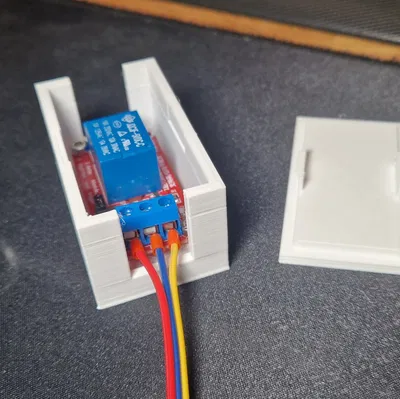 Hộp cho mô-đun rơ-le với kẹp ray DIN