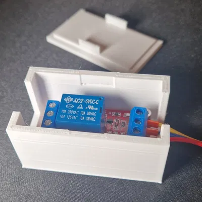 Hộp cho mô-đun rơ-le với kẹp ray DIN