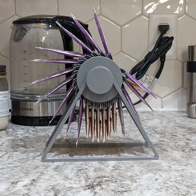 Giá đỡ túi trà đa năng với cơ chế kẹp cải tiến