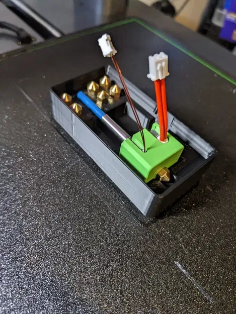 Hộp lưu trữ hotend AnkerMake M5 và 6 vòi phun trong Gridfinity - Image 1