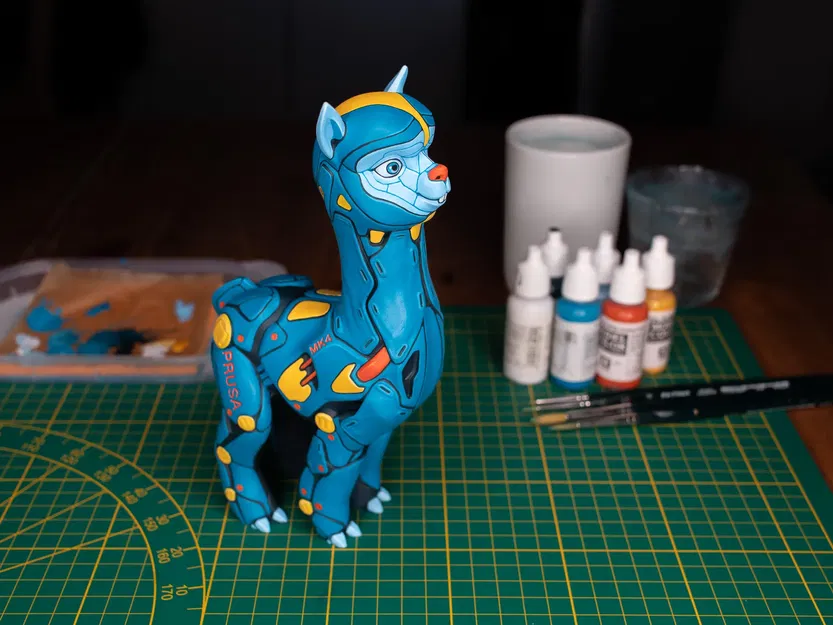 Mô hình alpaca in 3D cho máy in Original Prusa MK4 - Image 1