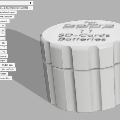 Hộp pin và thẻ MicroSD cho GoPro Hero 9 đến 11