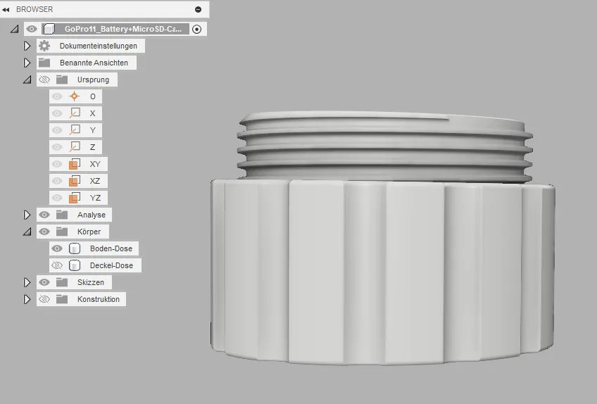 Hộp pin và thẻ MicroSD cho GoPro Hero 9 đến 11 - Image 3