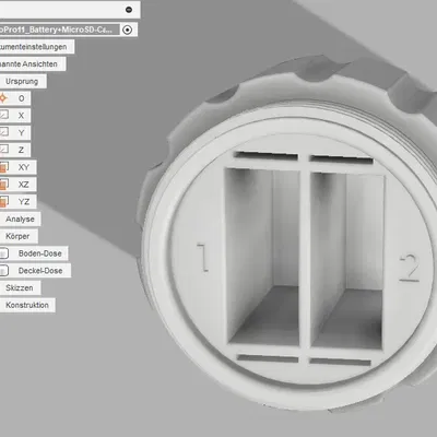 Hộp pin và thẻ MicroSD cho GoPro Hero 9 đến 11