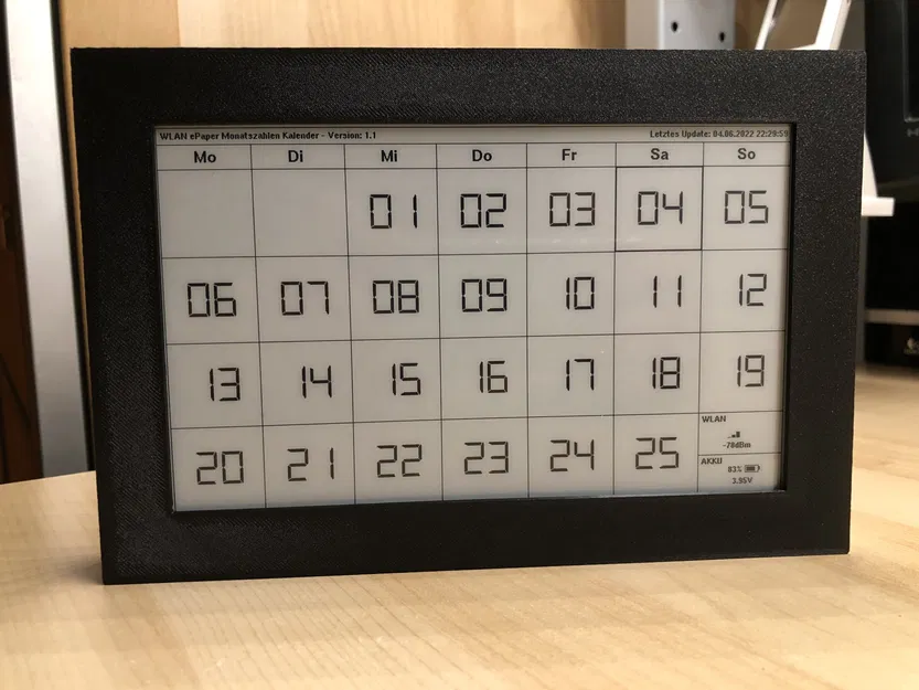 Vỏ e-Paper WaveShare 7.5" với viền đối xứng - Image 1