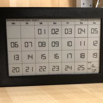 Vỏ e-Paper WaveShare 7.5" với viền đối xứng