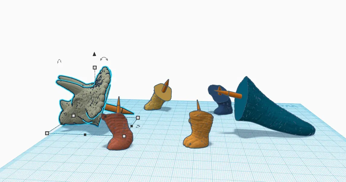 Triceratops bí ngô trang trí cho mùa Halloween - Image 4