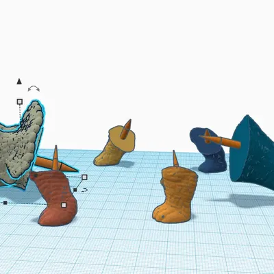 Triceratops bí ngô trang trí cho mùa Halloween