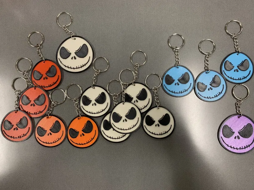 Móc khóa Jack Skellington thiết kế cho Halloween - Image 2