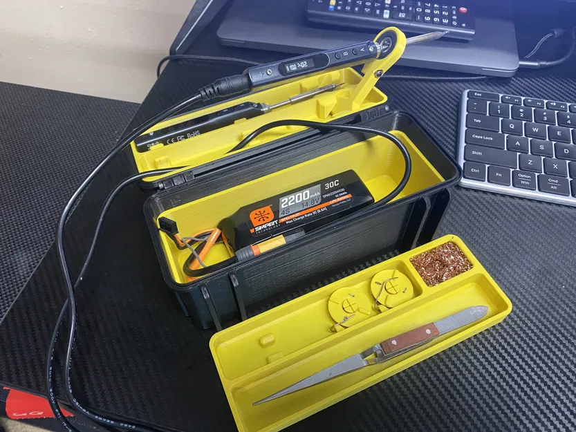 Bộ phụ kiện chứa hai TS100 và ngăn dài cho hộp đa năng Rugged V2 - Image 1