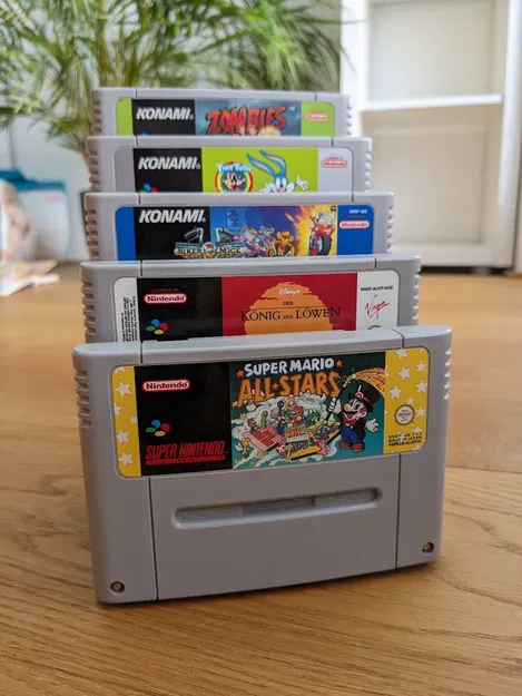 Giá đỡ băng game SNES cho 5 trò chơi - Image 5