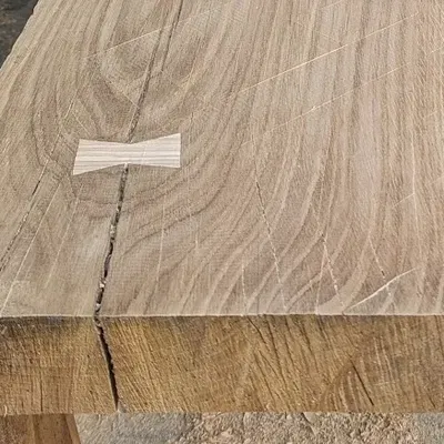 Mẫu chèn gỗ Schwalbenschablone cho sửa chữa vết nứt