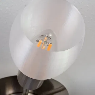 Mái đèn cho đui đèn E14 in bằng PCTG