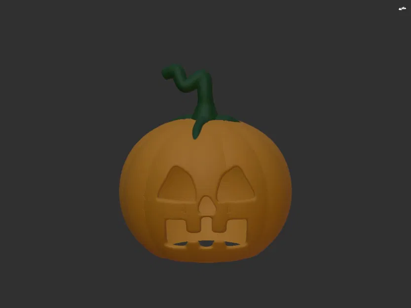 Bí ngô Halloween rỗng trung tâm độc đáo - Image 1