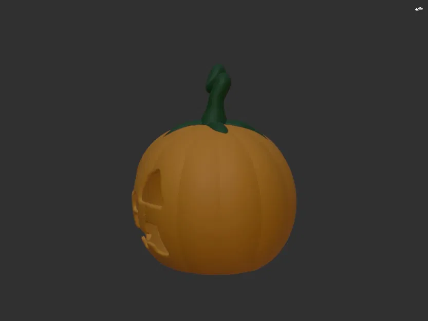 Bí ngô Halloween rỗng trung tâm độc đáo - Image 2