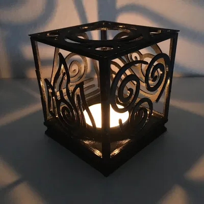 Đế nến tealight phong cách Avatar - Nguyên tố tự nhiên