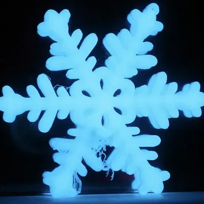 Bông tuyết phát quang trang trí cho cây thông Giáng Sinh