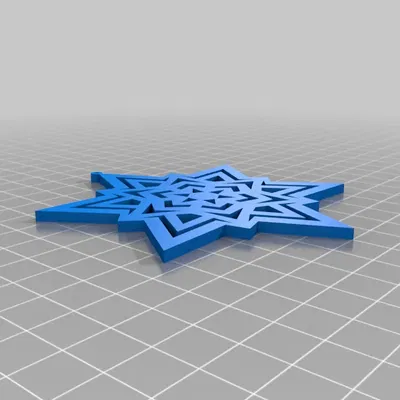 Bông tuyết phát quang trang trí cho cây thông Giáng Sinh