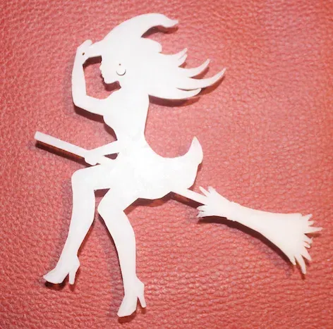 Phù thủy phát quang màu xanh dương gắn tường - Image 2