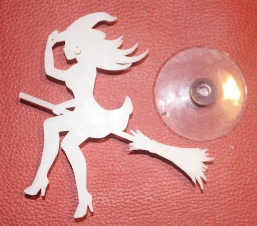 Phù thủy phát quang màu xanh dương gắn tường - Image 4