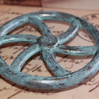 Vô lăng thay thế cho nút của potentiomètre phong cách SteamPunk