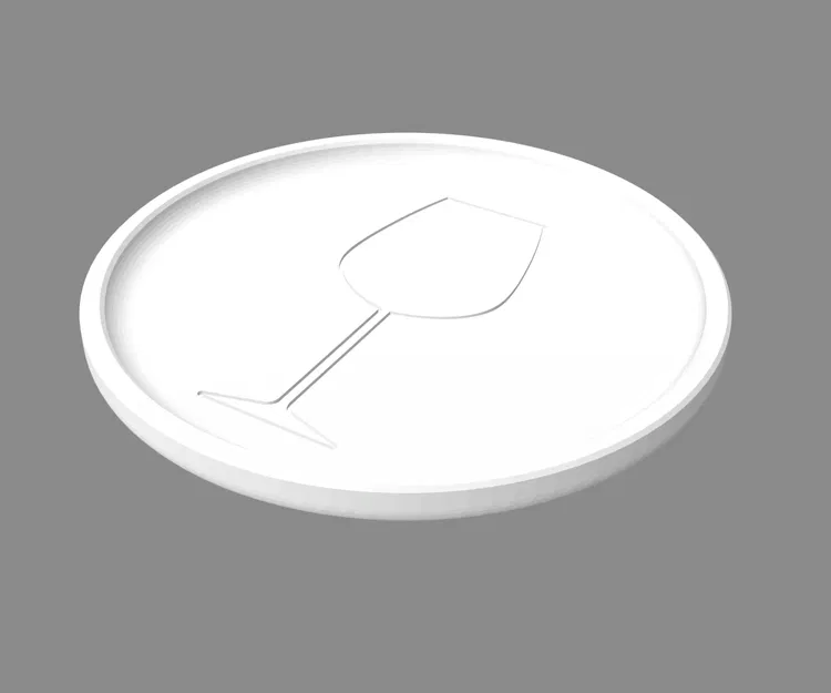 Đế lót ly đơn giản có thể in theo kích thước mong muốn - Image 1