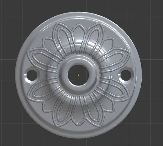 Đế đèn chùm điện 60 mm phong cách cổ điển - Image 5