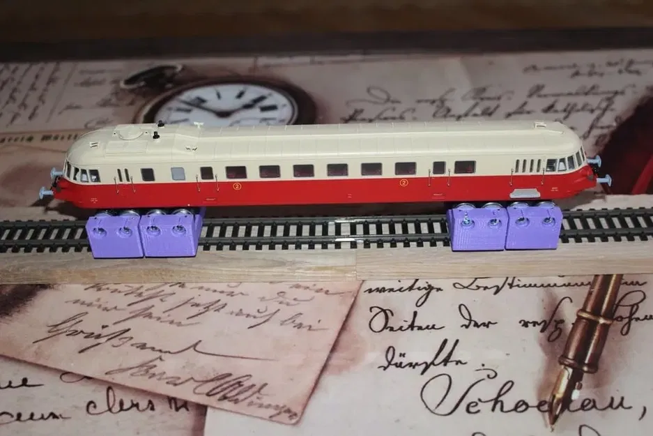 Bàn thử nghiệm cho tàu lửa HO với bánh xe 13 mm - Image 1