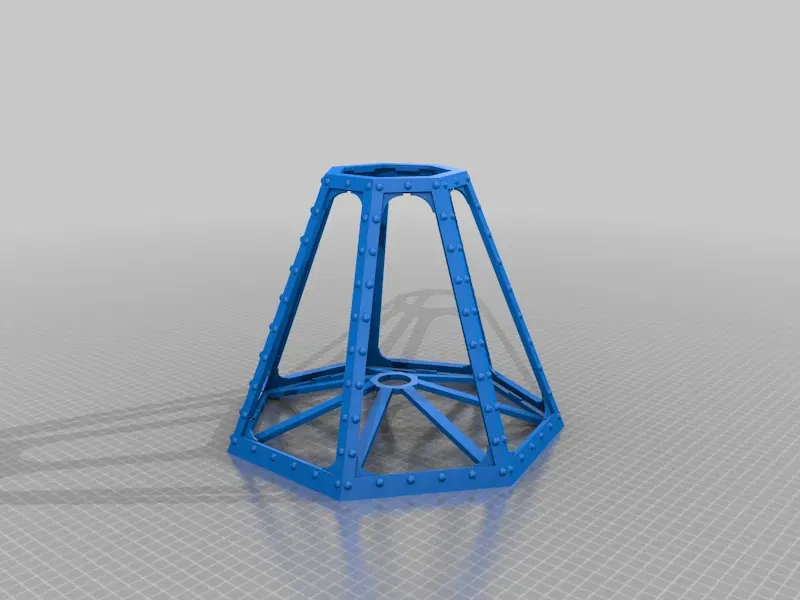 Đèn chùm phong cách Steampunk với lithophanie tháo rời - Image 2