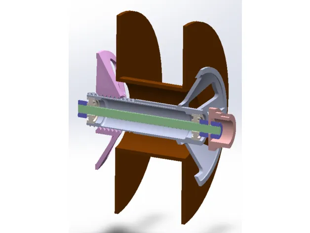 Giá đỡ cuộn filament cải tiến cho SV01pro/SV04 - Image 1