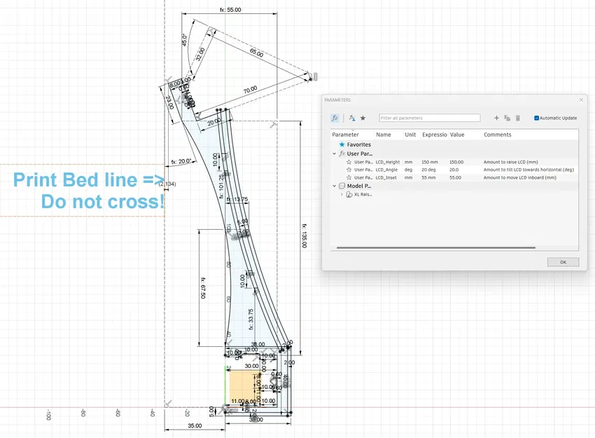 Giá đỡ LCD nâng cho máy in Prusa XL - Image 9