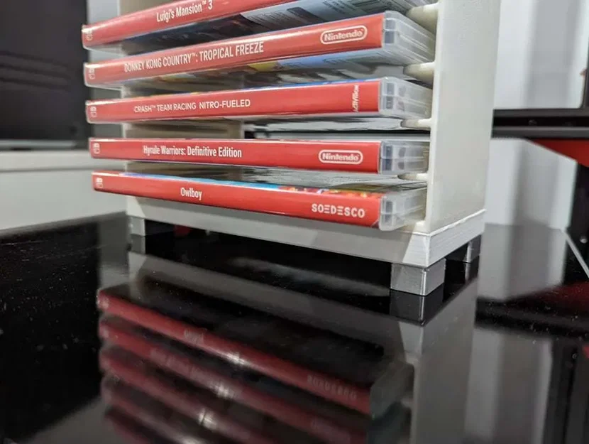 Giá đỡ hộp trò chơi Nintendo Switch nhiều tầng - Image 3