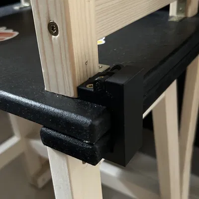 Bộ kẹp Scharnier in tại chỗ cho 2 tấm gỗ 18mm