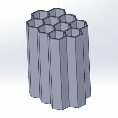 Giá đỡ bút hình tổ ong đơn giản và đẹp mắt