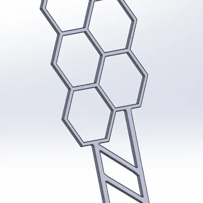 Giá đỡ tổ ong đơn giản cho cây nhỏ