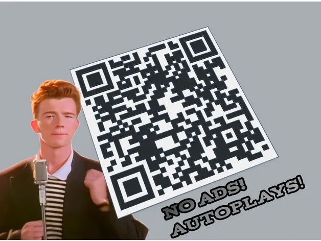 Mã QR Rick Roll tự động phát không có quảng cáo - Image 1