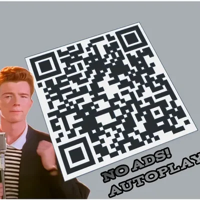 Mã QR Rick Roll tự động phát không có quảng cáo