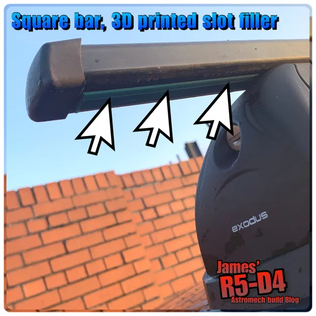 Miếng lấp khe cho thanh mái xe - Image 1