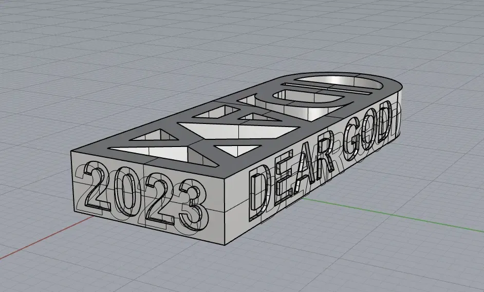 Móc chìa khóa Dax in 3D từ sự kiện gặp gỡ tại Edmonton - Image 1