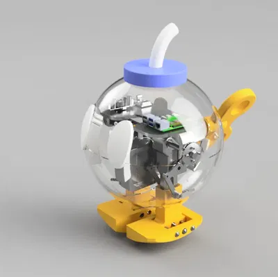 Mắt thu hồi của robot Bombomb cho chế độ tức giận