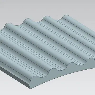 Greeble vây tròn cho tên lửa mô hình