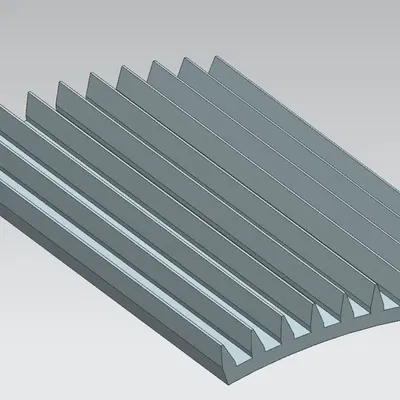 Cánh tản nhiệt cho tên lửa mô hình