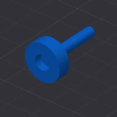 Phích cắm nhanh Bowden 4 mm với nam châm lắp vào