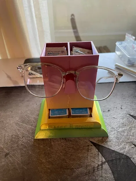 Giá đỡ kính và bộ phân phối kính áp tròng kết hợp - Image 1