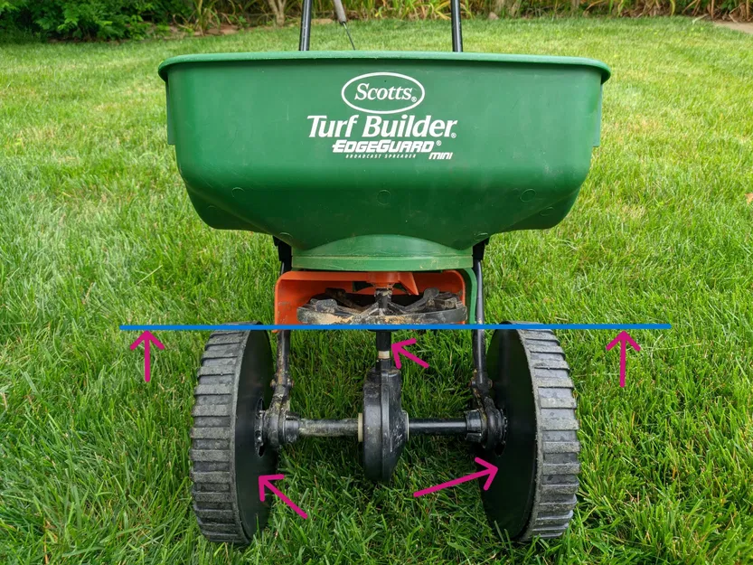 Bộ phụ kiện sửa chữa cho máy rải phân bón Scotts EdgeGuard Mini - Image 1